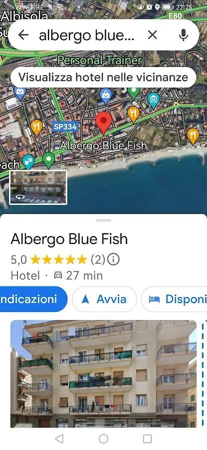 Albergo Blue Fish Albisola Superiore